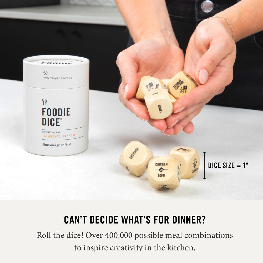 Two Tumbleweeds Foodie Dice herb die adding fresh flavor ideas.