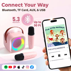 Two3Sevens pre-loaded 25 songs provide instant kid-friendly performances.