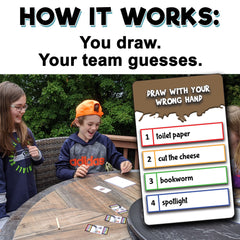 TwoPointOh Artsy Fartsy die adds random prompts for spiced-up rounds.