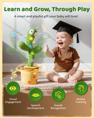 TWORIVER cactus playtime in room adds fun and color for toddlers.