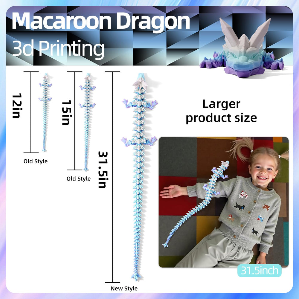TXB3DOK dragon high-detail 3D print highlighting scales and curves for durability