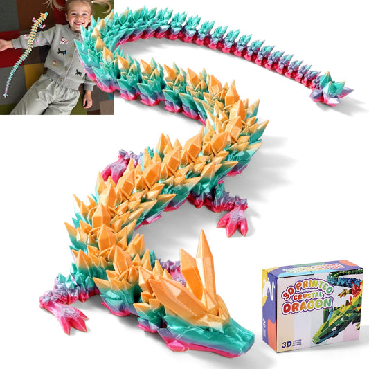 TXB3DOK 31-5 inch giant dragon on display boosts desk presence and curiosity.