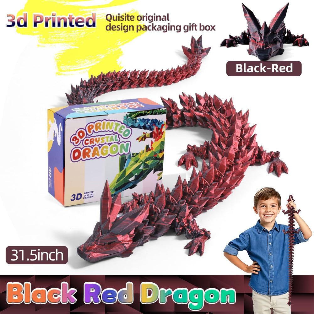 TXB3DOK articulated dragon showing movable joints for posing and photography.