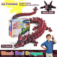 TXB3DOK articulated dragon showing movable joints for posing and photography.