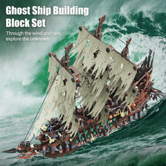 TYCOLE buildable pirate ship with cannons and treasure details