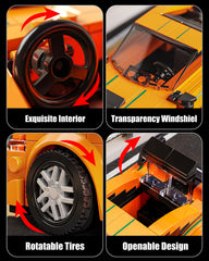 Rear wing detail on TYCOLE racing car model