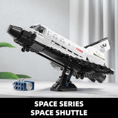 TYCOLE Space Shuttle translucent interior highlights engineering details for curious minds.