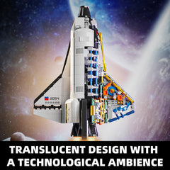 TYCOLE Space Shuttle open hatch reveals interactive features for exploration.