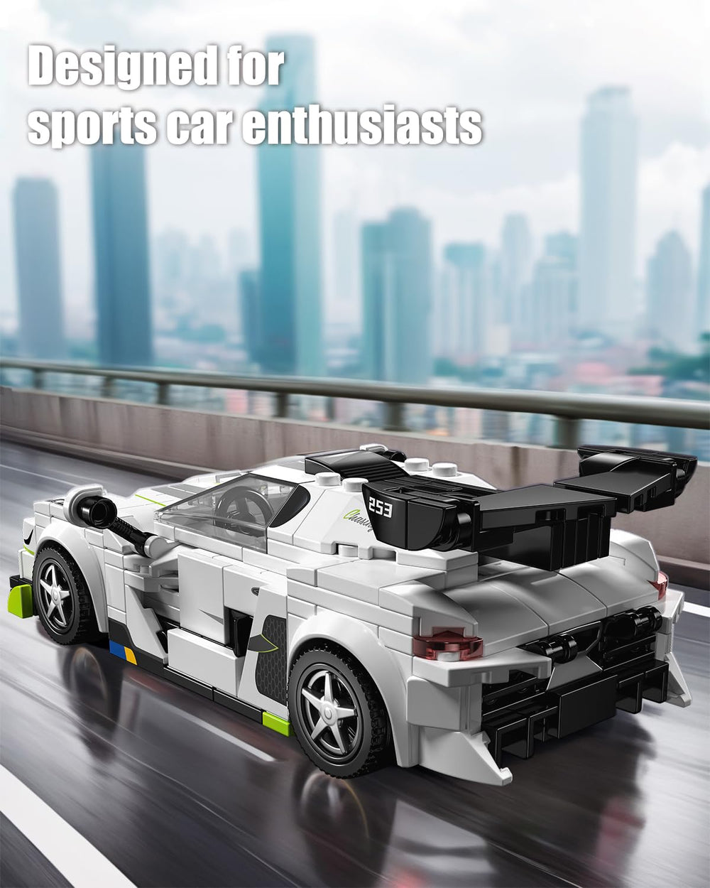 Openable car cover feature on TYCOLE sports car model