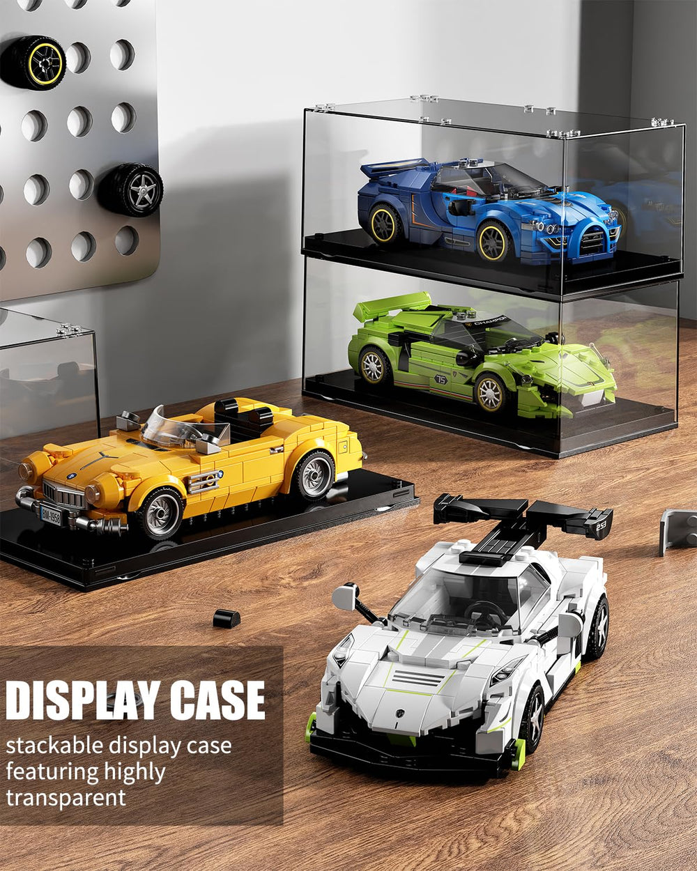 Adjustable rearview mirrors on TYCOLE model car for realism