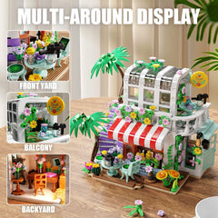 TYCOLE TGL Flower House mini greenhouse detail for pretend plant care