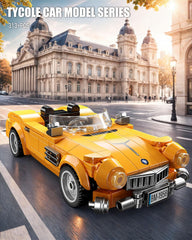 TYCOLE vintage car model with openable car cover – adds interactive play detail