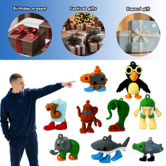 TYHWYSC premium silicone meme shark figure durable for hours of play