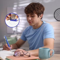 TYJHAFN magnetic fidget pen on desk, satisfying desk toy for teens.
