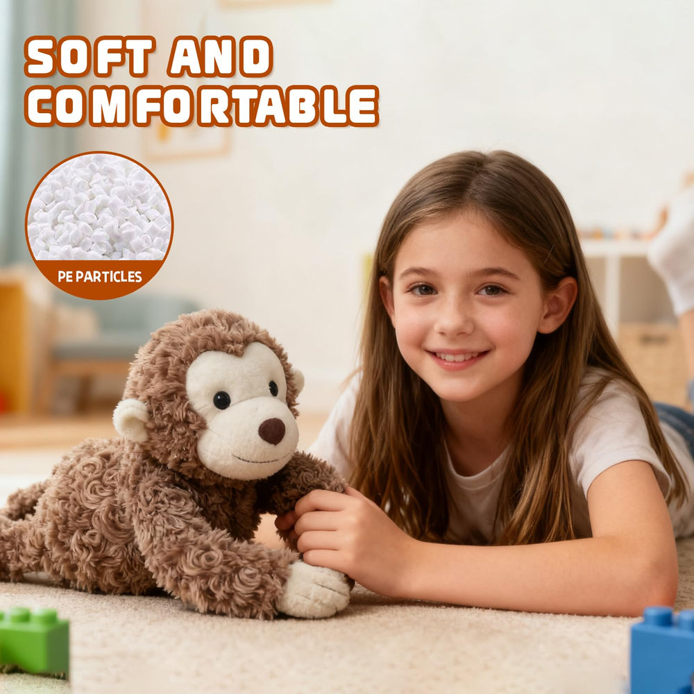 TYOMXA monkey hugging pose plush ideal for comforting bedtime rituals