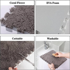Typutomi soft EVA floor mats arranged as a puzzle for easy setup