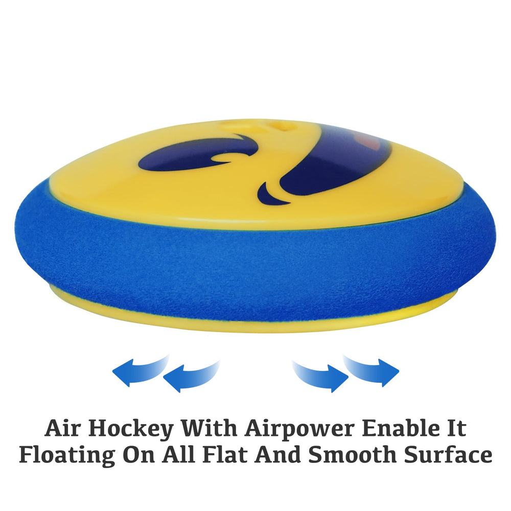 TYRDAN blue air hockey paddle designed for smooth control and fun games