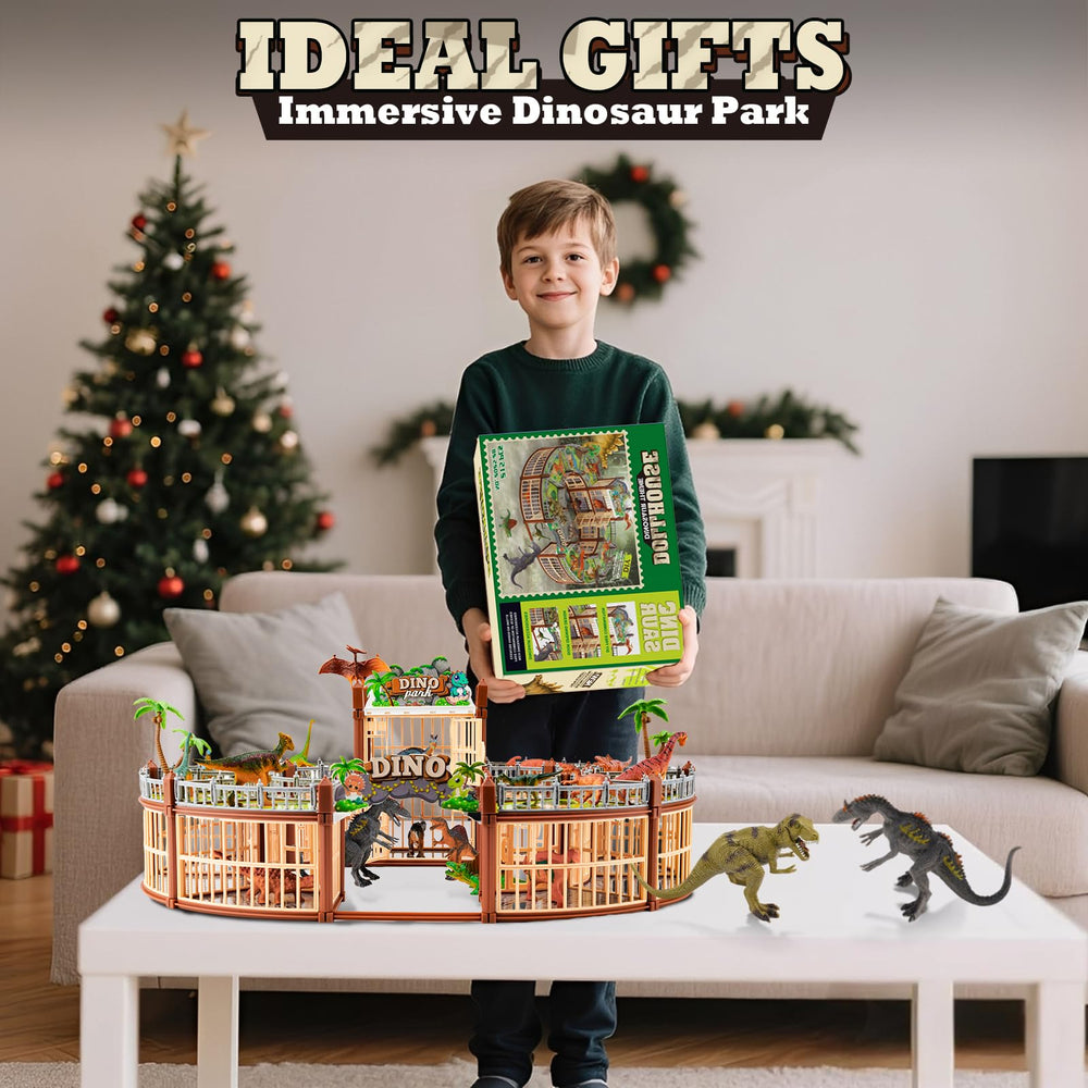 TYRRDE kids enjoy imaginative play with a vibrant dinosaur park setup