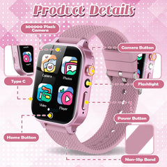 Tywop Kids Watch pedometer tracks steps to encourage active play.