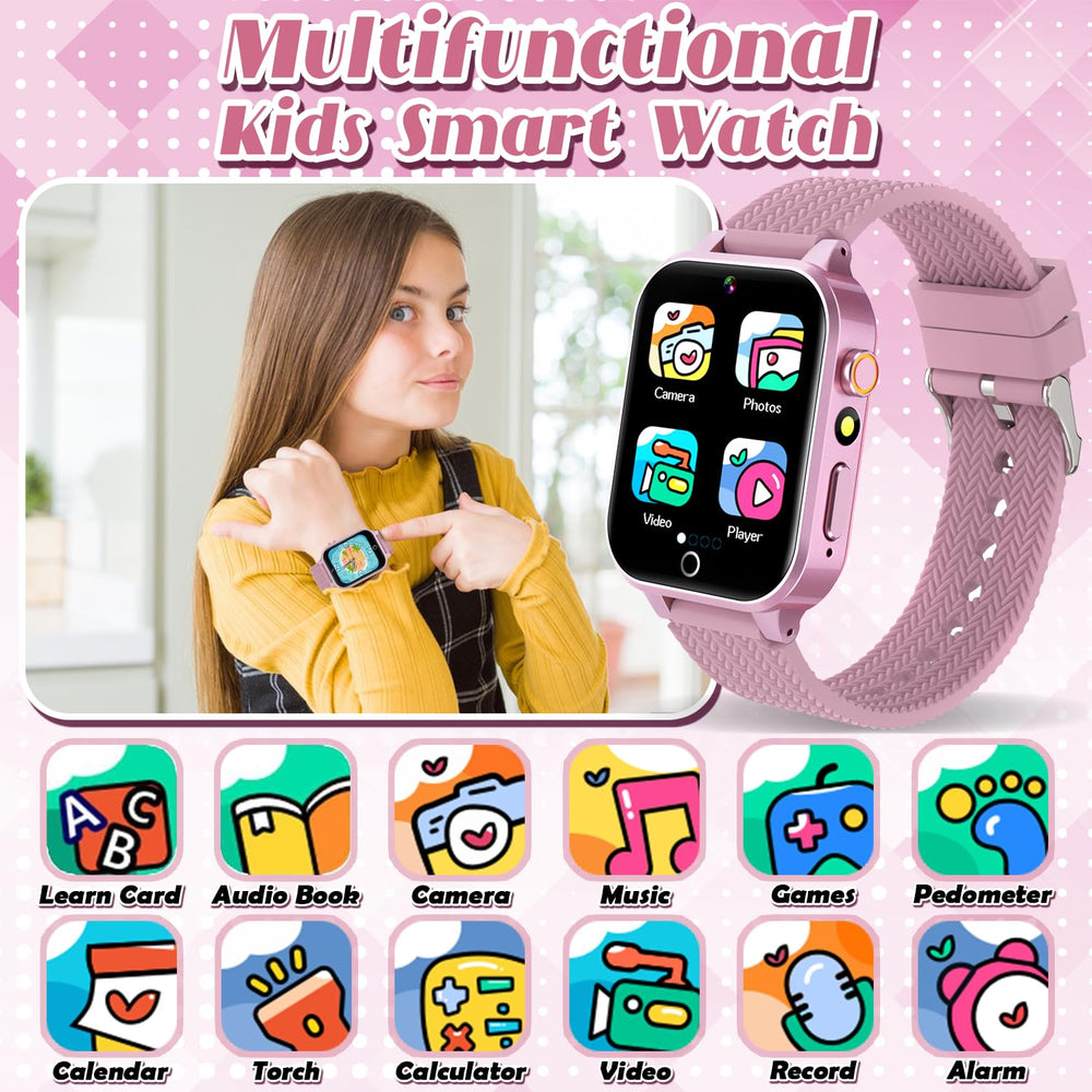 Tywop Kids Watch selfie camera captures adventures during daily fun moments.