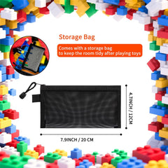 TZBTSTEAM Building Blocks Tool Kit compatibility with LEGO and major brands displayed