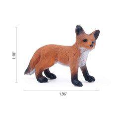 UANDME fox figures cake topper setup for parties.