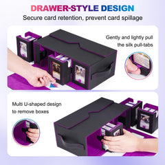UAONO capacity for six decks of double-sleeved or mixed sleeves