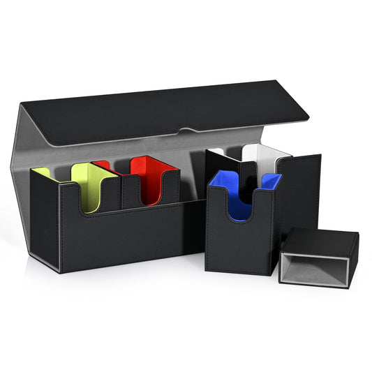 UAONO card deck box with magnetic closure secured for travel and protection