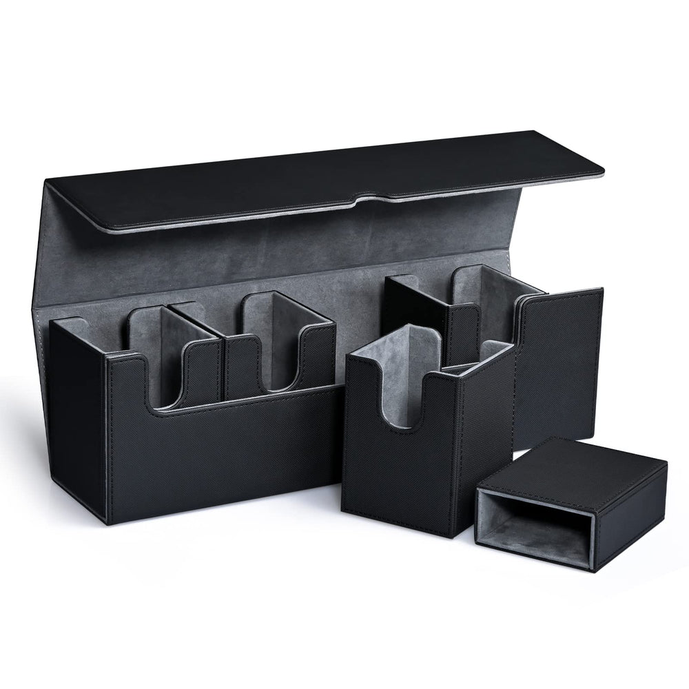 UAONO card deck box with dice tray for MTG, easy transport during games