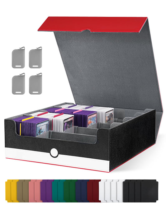 UAONO card storage box 4-row capacity illustrates expanded storage for MTG decks