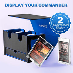 UAONO storage box accommodates 400+ unsleeved cards for organized gameplay
