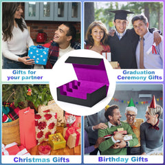 UAONO black and purple variant showcases stylish protection for collectors.