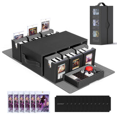 UAONO Commander deck box front view with six deck slots and commander displays for quick access.