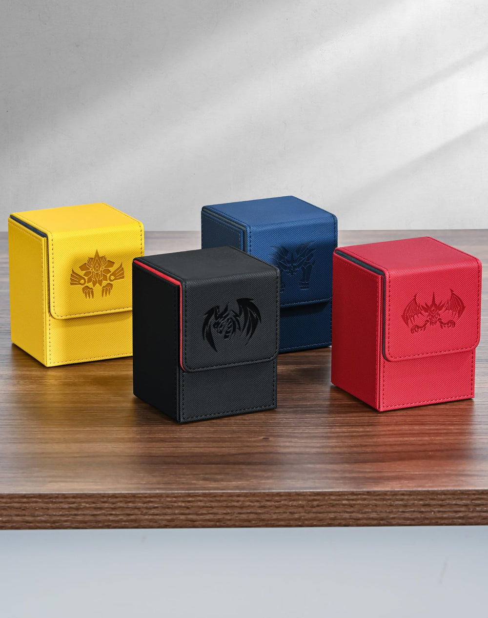 UAONO Extinction Dragon deck box PU leather exterior for long-lasting use