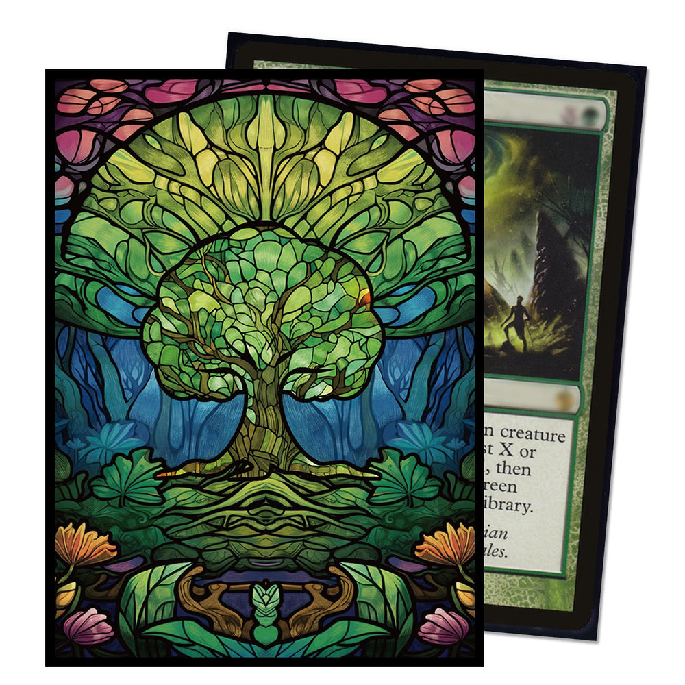 UAONO Forest sleeves fit most standard MTG cards for versatile play.