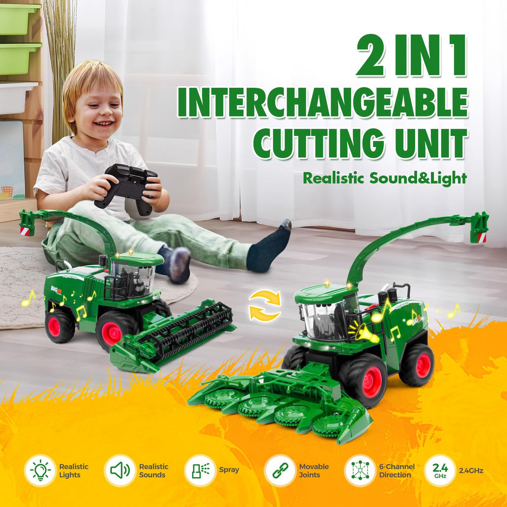 Uarzt packaging for the harvester toy is gift-ready and suitable for birthdays