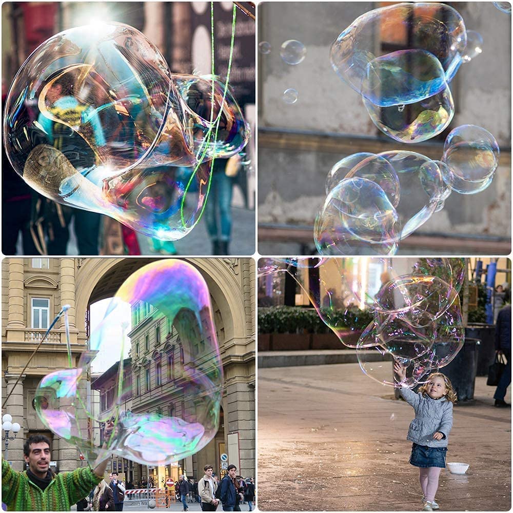 Ubitree bubble demo shows giant bubbles and clusters for outdoor moments.