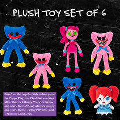 UCC Distributing Poppy Playtime Huggy Wuggy scary teeth plush for dramatic play.