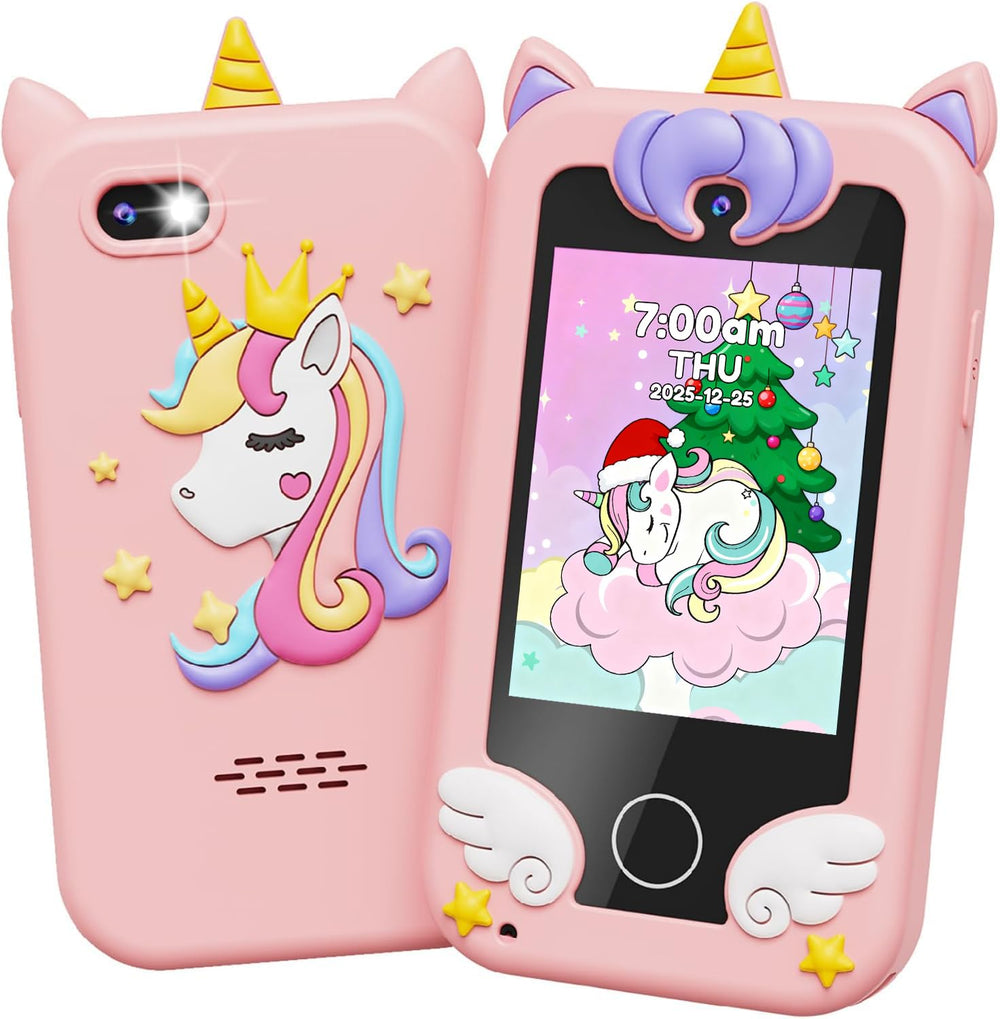 UCIDCI Unicorn Kids Smart Phone front camera captures playful moments on the go.
