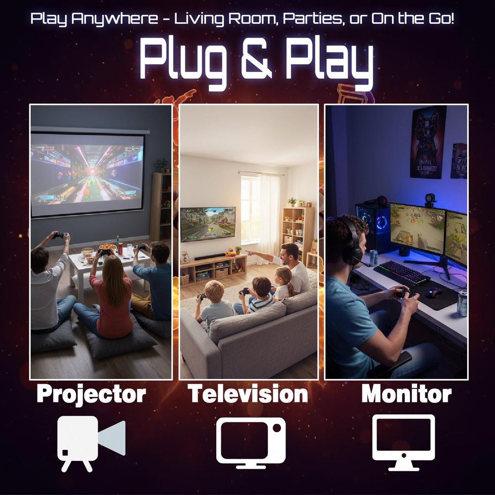 Uckqui built-in 40,000+ games on 64GB card for offline play