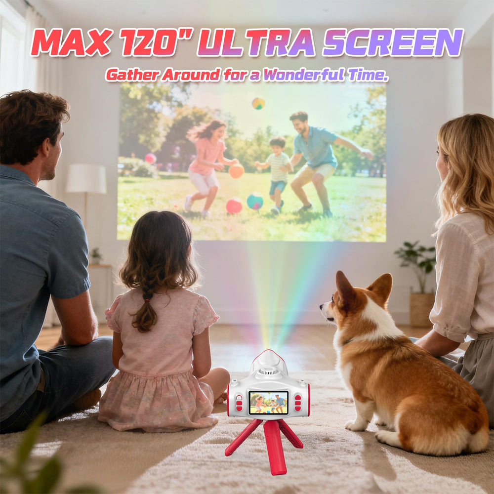 Uffylle Kids Camera features 10x zoom for close-up storytelling moments.