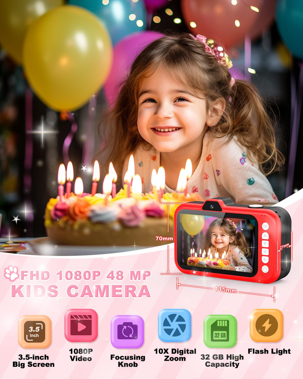 Uffylle durable ABS shell protects during playtime and drops