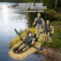 UFLJPKS army toys soldiers bring action-packed squads to life for strategic roleplay.
