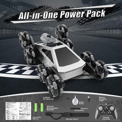UFOLED Dual rechargeable batteries support longer play sessions