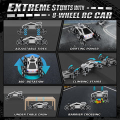 UFOLED Gesture-sensing RC car demonstrates intuitive hand control for dynamic tricks
