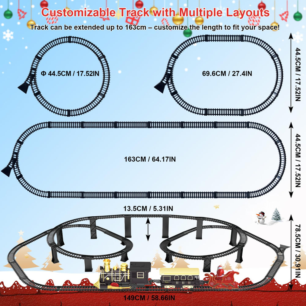 UFULMN double-layer track enables climbs and loops for kids.