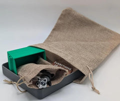 UglaForge Dumpster Fire Zen Garden on a shelf, inspiring mindful moments.