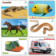 UGOS touch and feel flashcards chair illustration for everyday objects literacy.