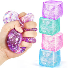 UGYWI squishy cubes in bright colors for versatile sensory play and focus
