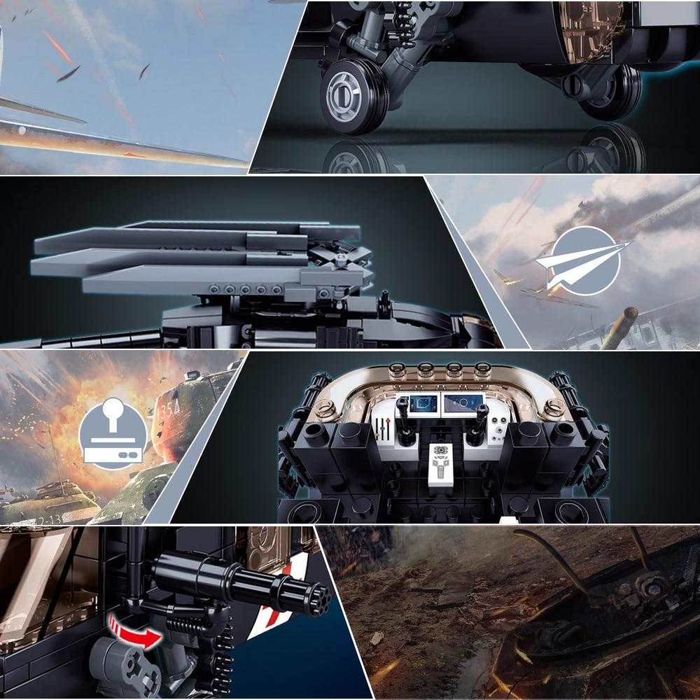 Foldable rotors and rotating tail enhance realism and display options.